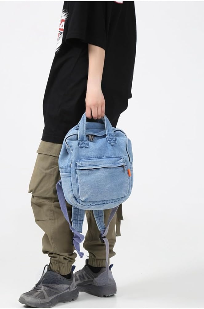 GILLIAN Backpack （DENIM） Amazon.com: ZLM BAG US Women Small Denim Backpack Quilted